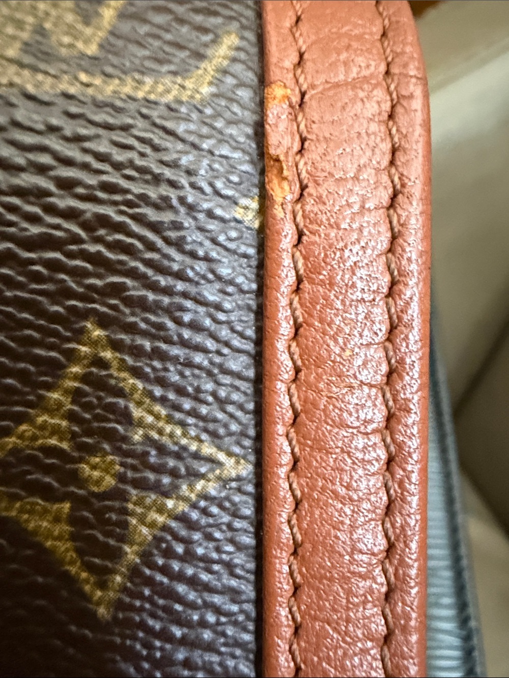 Louis Vuitton Pochette Dame GM Preowned -TH1910 With COA - Picture 3 of 17